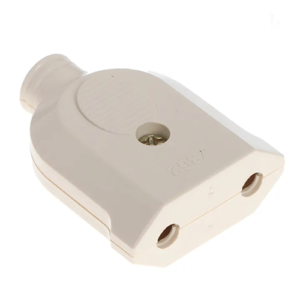 2-Pin Female Electrical Plug – Compact and Durable Connector