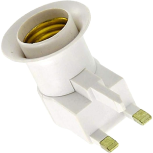 3-Pin Electrical Plug with Holder – Durable and Safe Power Connector