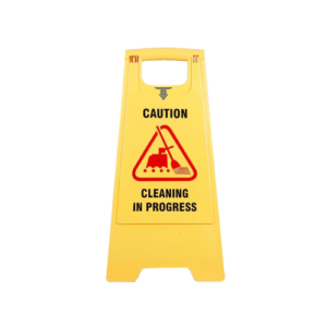 CAUTION CLEANING IN PROGRESS