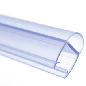 GLASS DOOR SEALS 12MM×2.2MTR PVC