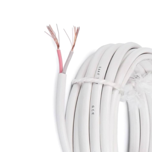 IEKO SPEKER WIRE 1.MM FLAT WHITE 100YARD