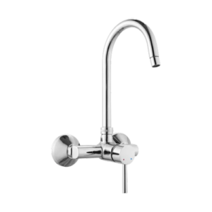 INDMIX SINGLE LEVER WALL SINK MIXER