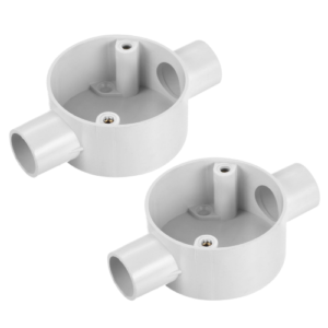 PVC JUNCTION 2WAY BOX 20MM