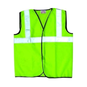 SAFETY JACKET FABRIC GREEN