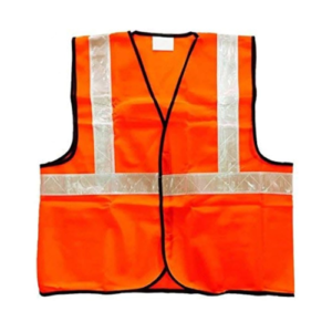 SAFETY JACKET FABRIC ORANGE