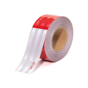 SAFETY REFLECTIVE TAPE RED &WHITE SQ