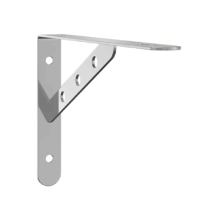 SHELF BRACKET SILVER 4×5