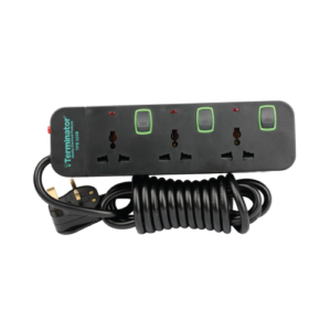 TERMINATOR EXTENSION  3WAY 3M GREEN BORDER WITH SWITCH