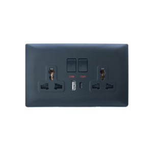 TOPEX 13AMP SOCKET 2GANG