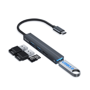 TOPEX 4WAY MULTIADAPTER WITH USB TYPE C