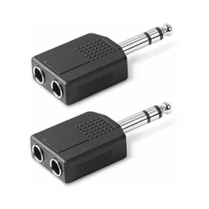 TV SPLITTER MALE BLACK