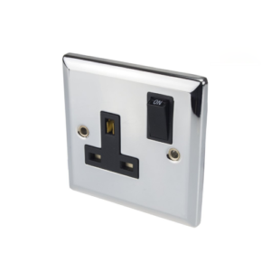 VETO 13AMP SOCKET CHROME